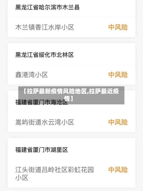 【拉萨最新疫情风险地区,拉萨最近疫情】-第1张图片