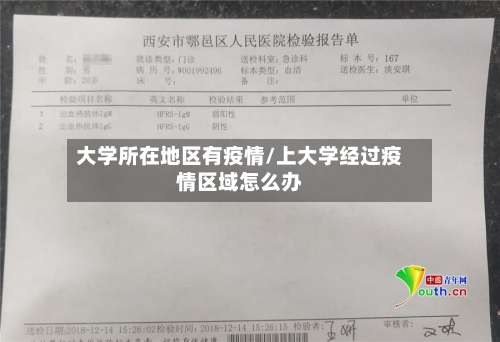 大学所在地区有疫情/上大学经过疫情区域怎么办-第2张图片