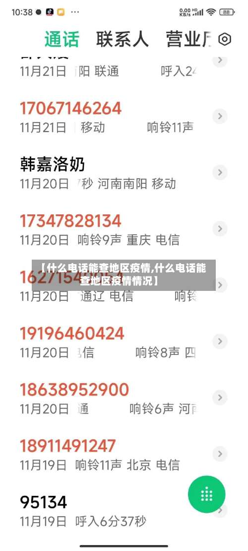 【什么电话能查地区疫情,什么电话能查地区疫情情况】-第2张图片