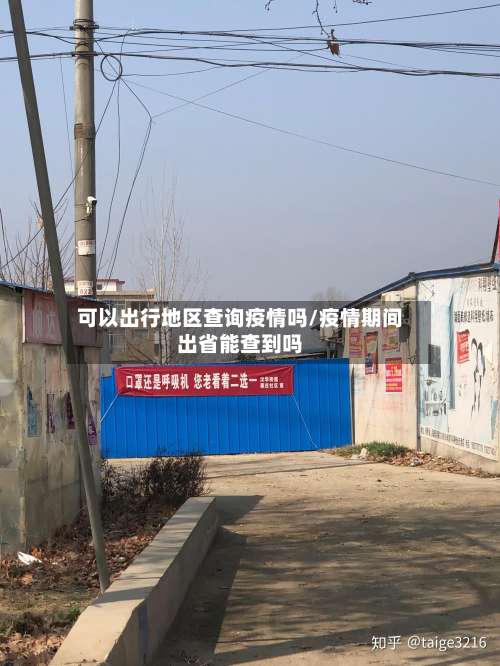 可以出行地区查询疫情吗/疫情期间出省能查到吗-第1张图片