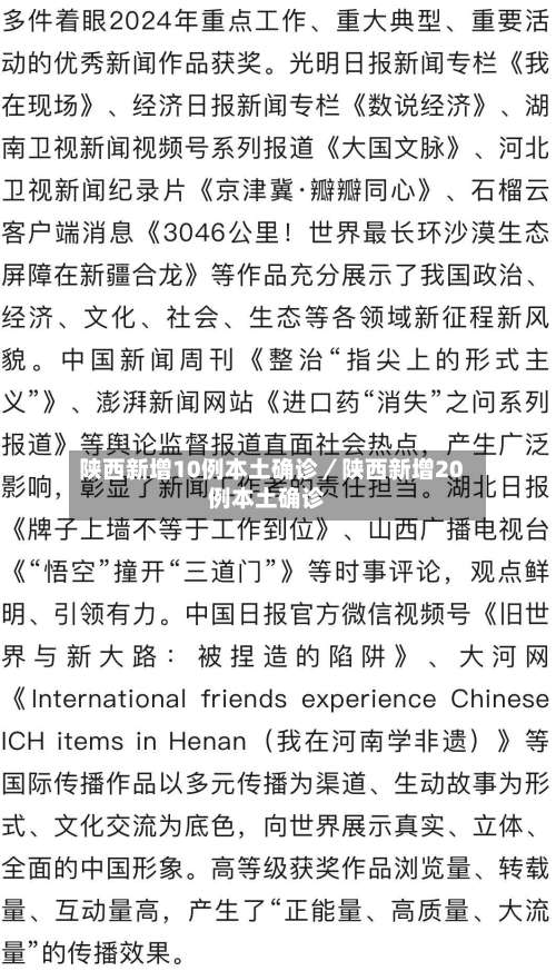 陕西新增10例本土确诊/陕西新增20例本土确诊-第2张图片