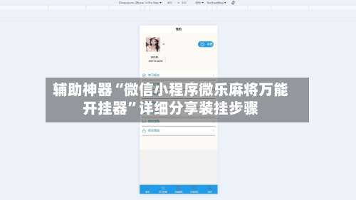 辅助神器“微信小程序微乐麻将万能开挂器”详细分享装挂步骤-第3张图片
