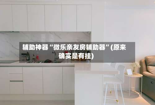 辅助神器“微乐亲友房辅助器”(原来确实是有挂)-第1张图片