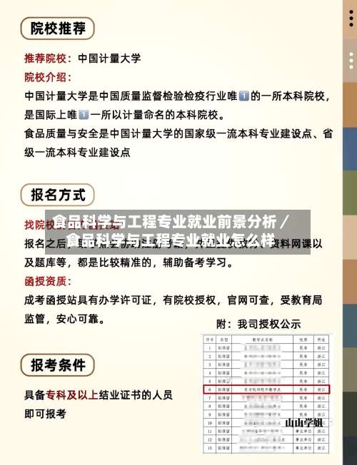 食品科学与工程专业就业前景分析/食品科学与工程专业就业怎么样-第2张图片