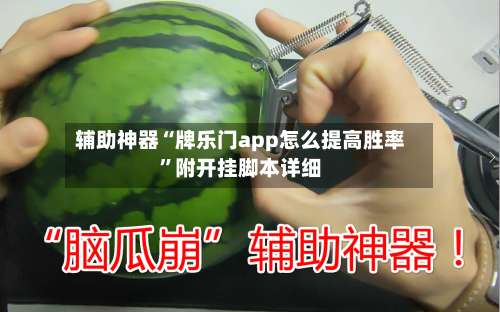 辅助神器“牌乐门app怎么提高胜率	”附开挂脚本详细-第2张图片