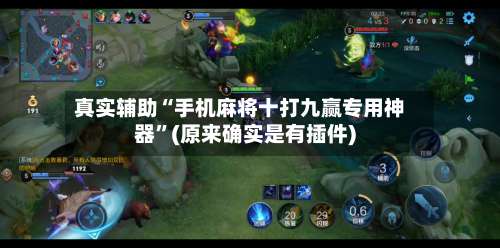 真实辅助“手机麻将十打九赢专用神器	”(原来确实是有插件)-第2张图片