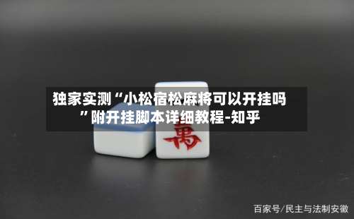 独家实测“小松宿松麻将可以开挂吗”附开挂脚本详细教程-知乎-第3张图片