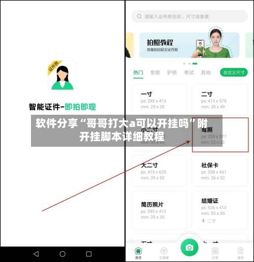 软件分享“哥哥打大a可以开挂吗	”附开挂脚本详细教程-第1张图片