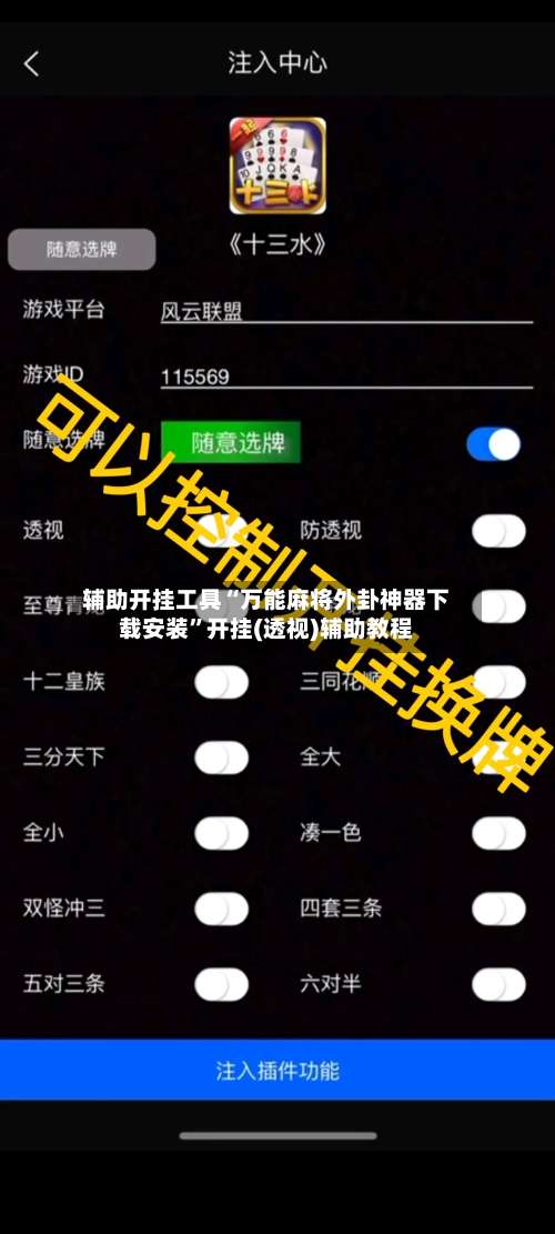 辅助开挂工具“万能麻将外卦神器下载安装	”开挂(透视)辅助教程-第2张图片