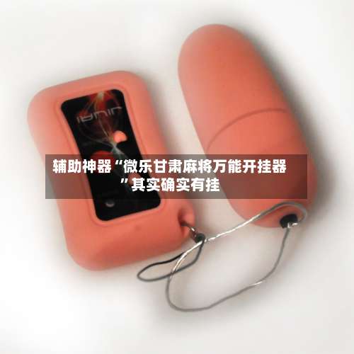 辅助神器“微乐甘肃麻将万能开挂器”其实确实有挂-第3张图片