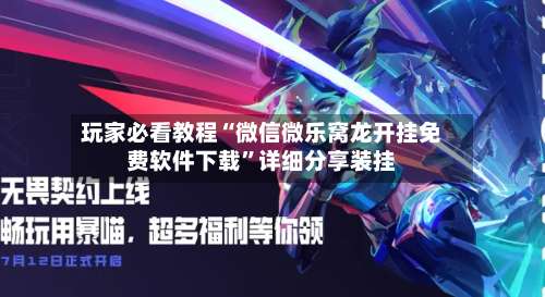 玩家必看教程“微信微乐窝龙开挂免费软件下载”详细分享装挂-第1张图片