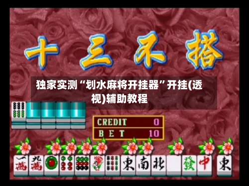 独家实测“划水麻将开挂器	”开挂(透视)辅助教程-第1张图片