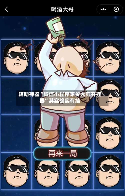 辅助神器“微信小程序家乡大贰开挂器”其实确实有挂-第3张图片