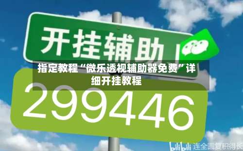 指定教程“微乐透视辅助器免费”详细开挂教程-第3张图片