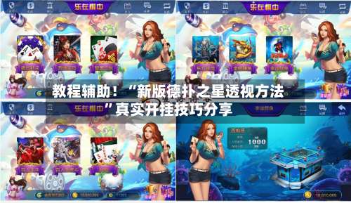 教程辅助！“新版德扑之星透视方法”真实开挂技巧分享-第2张图片