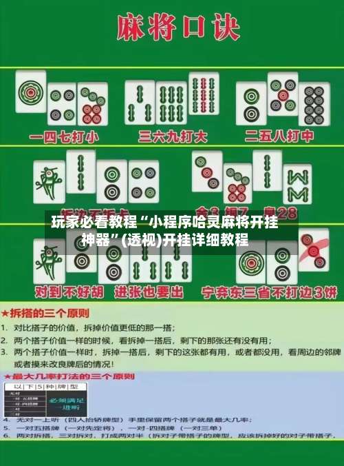 玩家必看教程“小程序哈灵麻将开挂神器”(透视)开挂详细教程-第1张图片