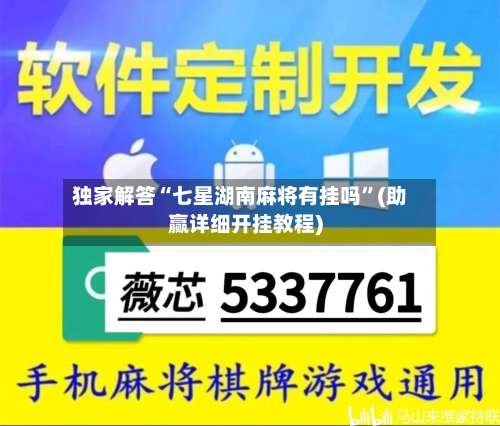 独家解答“七星湖南麻将有挂吗”(助赢详细开挂教程)-第1张图片