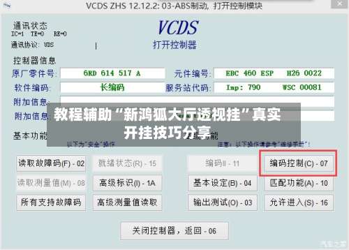 教程辅助“新鸿狐大厅透视挂”真实开挂技巧分享-第3张图片