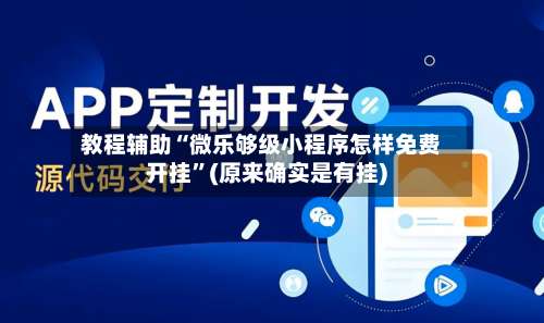 教程辅助“微乐够级小程序怎样免费开挂”(原来确实是有挂)-第1张图片