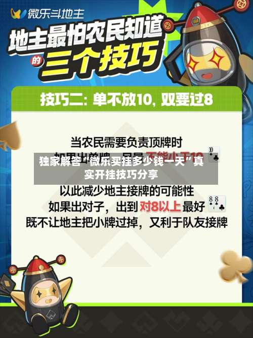 独家解答“微乐买挂多少钱一天”真实开挂技巧分享-第1张图片