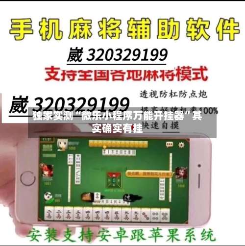 独家实测“微乐小程序万能开挂器	”其实确实有挂-第2张图片