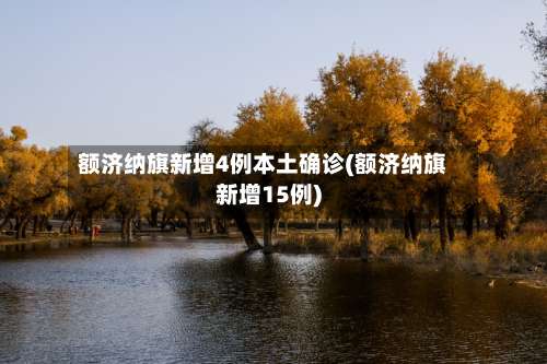 额济纳旗新增4例本土确诊(额济纳旗新增15例)-第1张图片