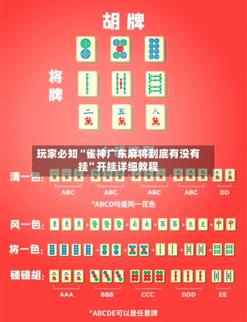 玩家必知“雀神广东麻将到底有没有挂”开挂详细教程-第2张图片