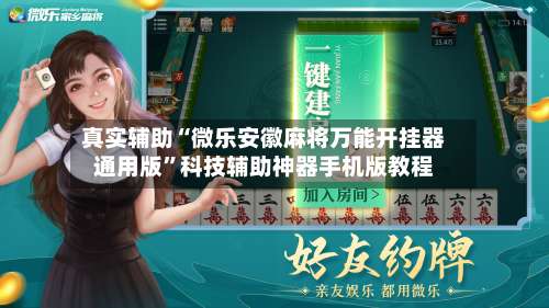 真实辅助“微乐安徽麻将万能开挂器通用版	”科技辅助神器手机版教程-第2张图片