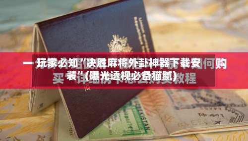 玩家必知“决胜麻将外卦神器下载安装	”(曝光透视必备猫腻)-第2张图片