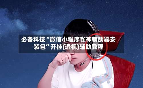 必备科技“微信小程序雀神辅助器安装包”开挂(透视)辅助教程-第1张图片