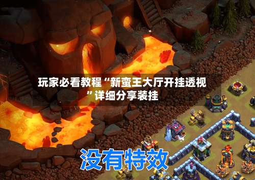 玩家必看教程“新蛮王大厅开挂透视	”详细分享装挂-第1张图片