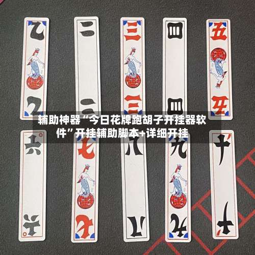 辅助神器“今日花牌跑胡子开挂器软件”开挂辅助脚本+详细开挂-第1张图片