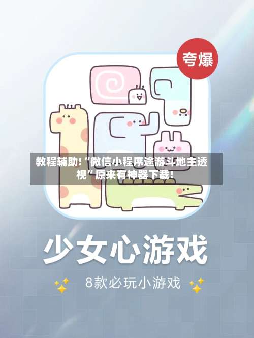 教程辅助!“微信小程序途游斗地主透视”原来有神器下载!-第3张图片