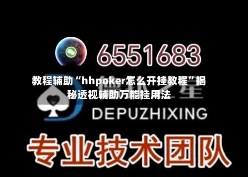 教程辅助“hhpoker怎么开挂教程”揭秘透视辅助万能挂用法-第2张图片
