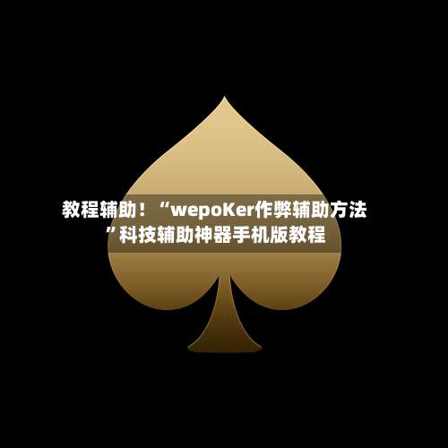 教程辅助！“wepoKer作弊辅助方法”科技辅助神器手机版教程-第3张图片