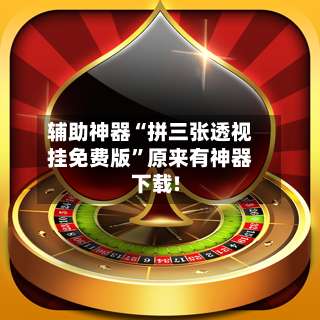 辅助神器“拼三张透视挂免费版	”原来有神器下载!-第2张图片