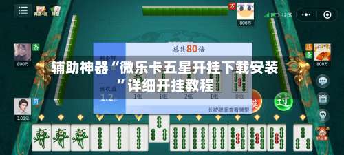 辅助神器“微乐卡五星开挂下载安装”详细开挂教程-第2张图片