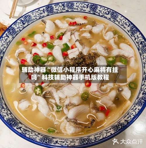 辅助神器“微信小程序开心麻将有挂吗”科技辅助神器手机版教程-第1张图片