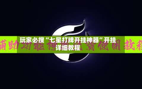 玩家必搜“七星打牌开挂神器”开挂详细教程-第3张图片