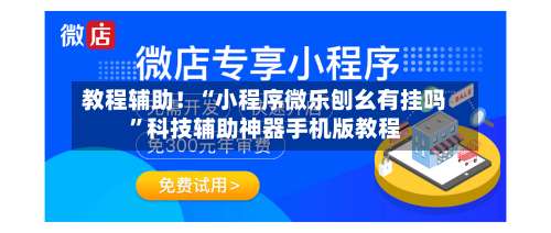 教程辅助！“小程序微乐刨幺有挂吗”科技辅助神器手机版教程-第3张图片