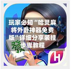 玩家必知“哈灵麻将外卦神器免费版	”详细分享装挂步骤教程-第1张图片