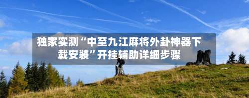 独家实测“中至九江麻将外卦神器下载安装	”开挂辅助详细步骤-第2张图片