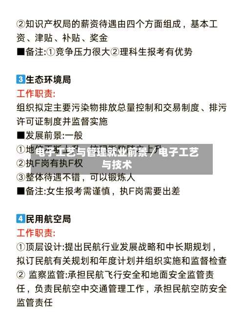 电子工艺与管理就业前景／电子工艺与技术-第3张图片