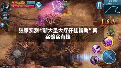 独家实测“新大圣大厅开挂辅助”其实确实有挂-第2张图片
