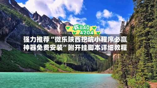 强力推荐“微乐陕西挖坑小程序必赢神器免费安装”附开挂脚本详细教程-第2张图片