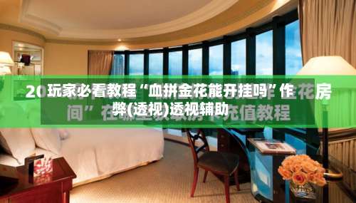 玩家必看教程“血拼金花能开挂吗”作弊(透视)透视辅助-第2张图片