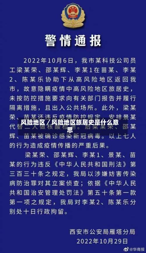 风险地区／风险地区旅居史是什么意思-第2张图片