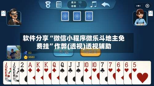 软件分享“微信小程序微乐斗地主免费挂	”作弊(透视)透视辅助-第2张图片