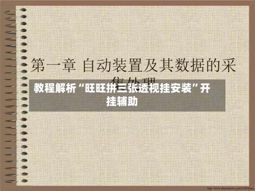 教程解析“旺旺拼三张透视挂安装	”开挂辅助-第1张图片