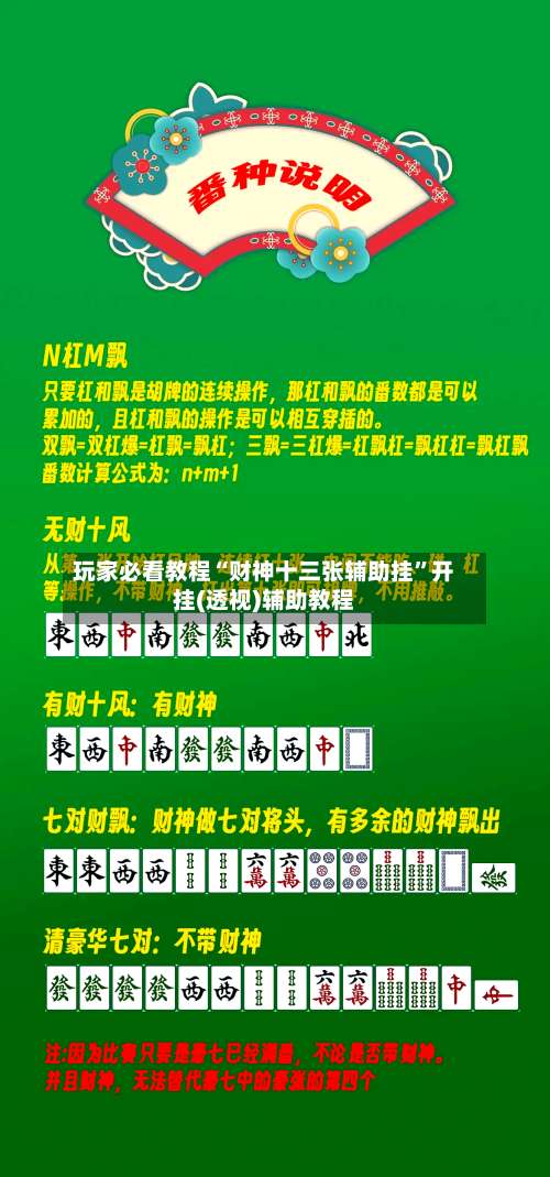 玩家必看教程“财神十三张辅助挂”开挂(透视)辅助教程-第2张图片